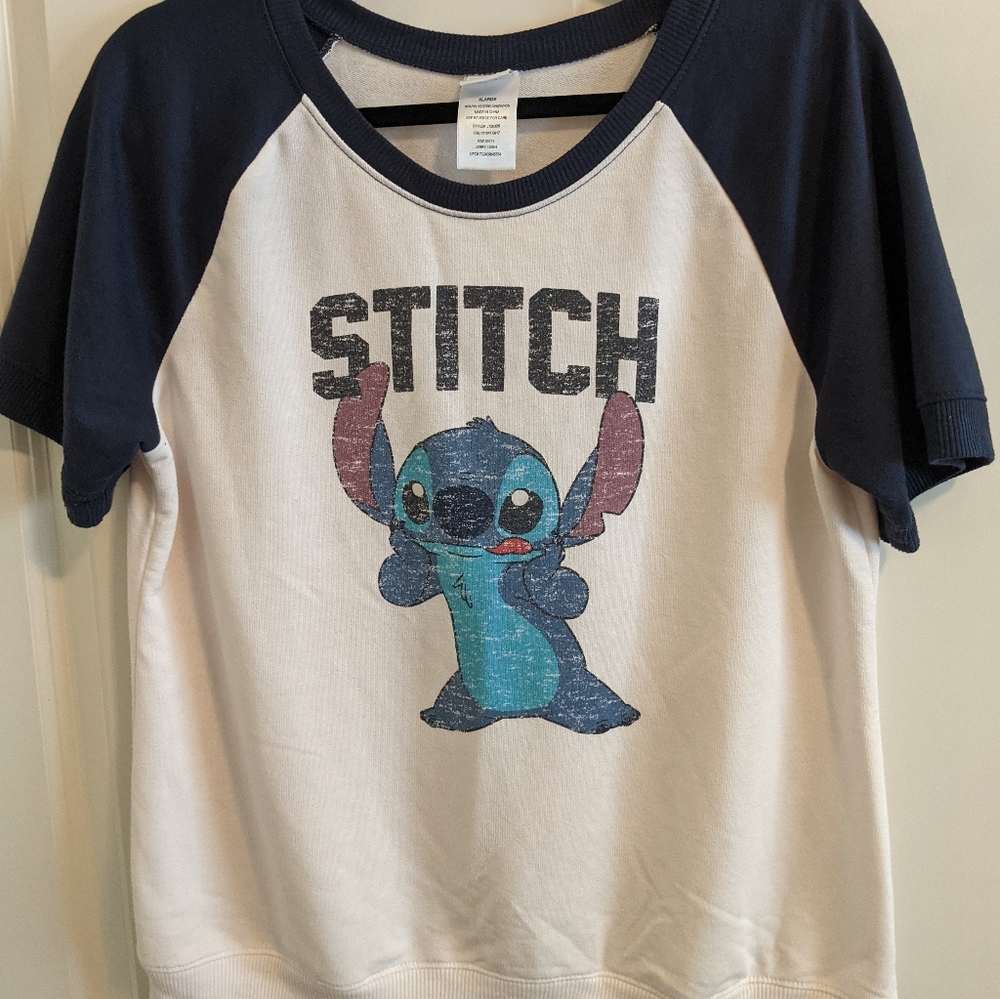 Disney's Stitch jersey tshirt, size XL